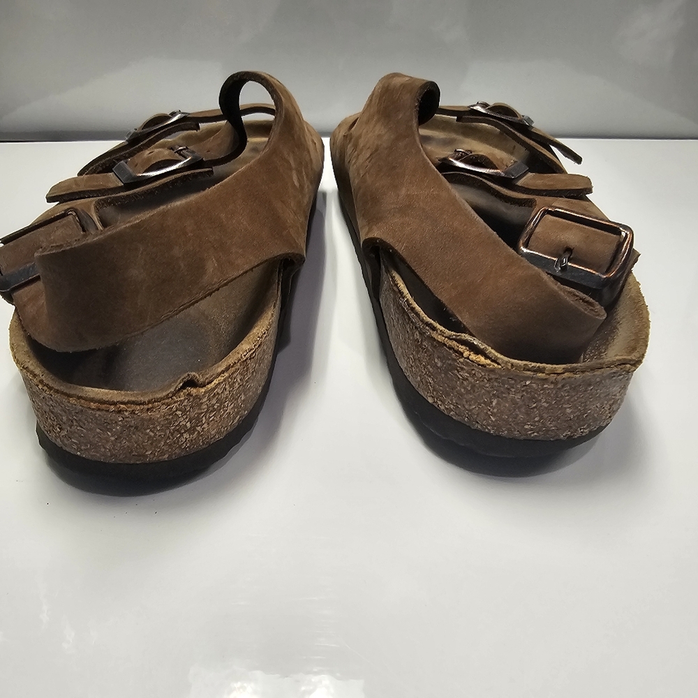 Birkenstock Milano Leather Backstrap Sandals - Picture 7 of 10